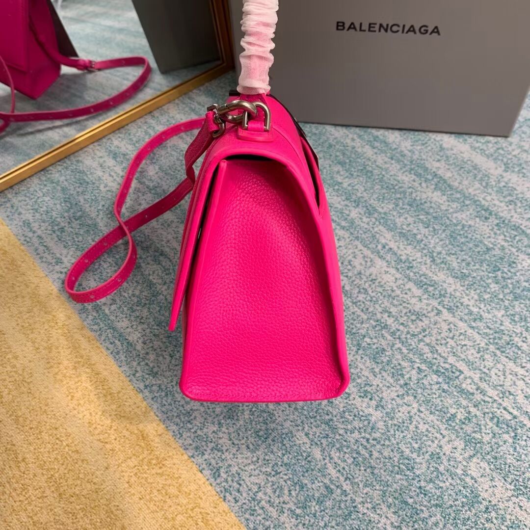 Balenciaga HOURGLASS SMALL TOP HANDLE BAG B108895 neon pink