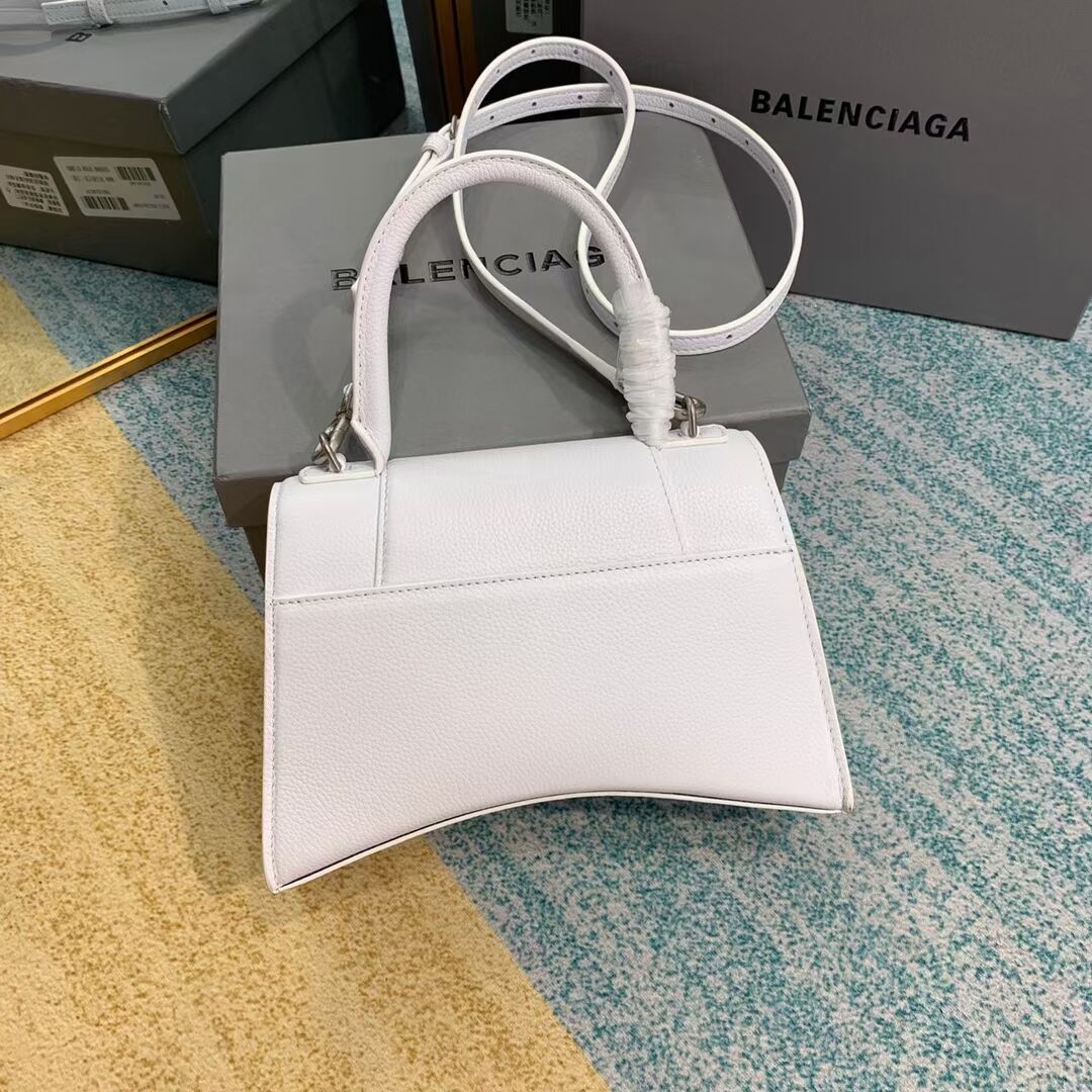 Balenciaga HOURGLASS SMALL TOP HANDLE BAG B108895 white