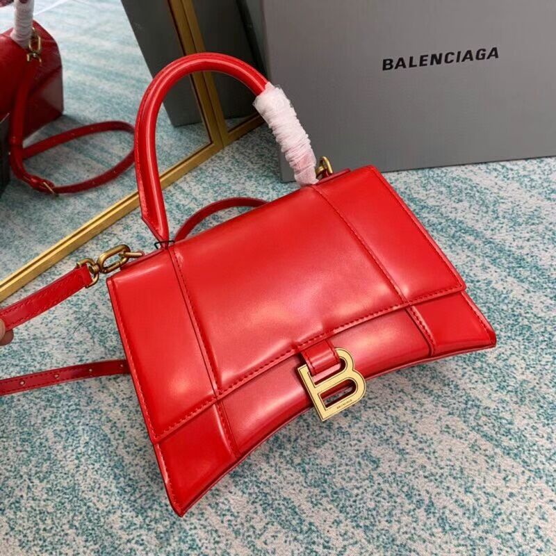 Balenciaga HOURGLASS SMALL TOP HANDLE BAG B108895-1 red 