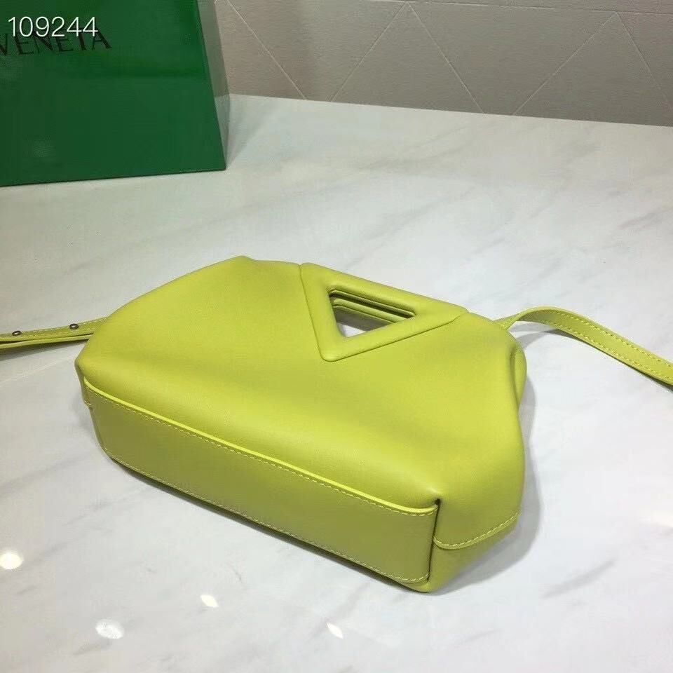 Bottega Veneta Small Point Top Hhandle Bag BV5693 Lemon 