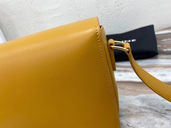 Celine TEEN TRIOMPHE BAG IN SHINY CALFSKIN MINERAL 188423 yellow