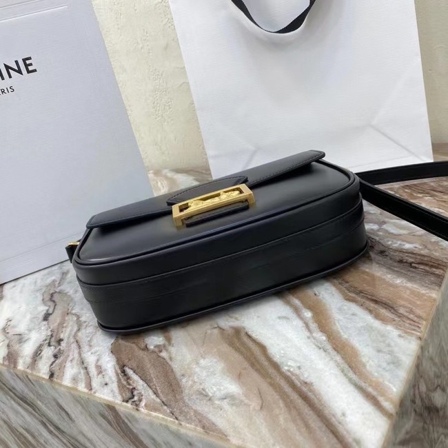 Celine TEEN TRIOMPHE BAG IN SHINY CALFSKIN MINERAL 195302 black