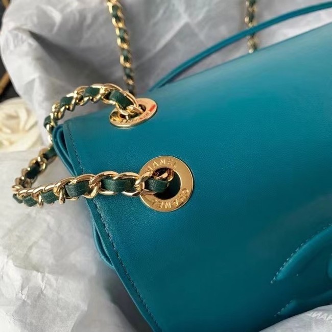 Chanel flap bag AS8830 blue