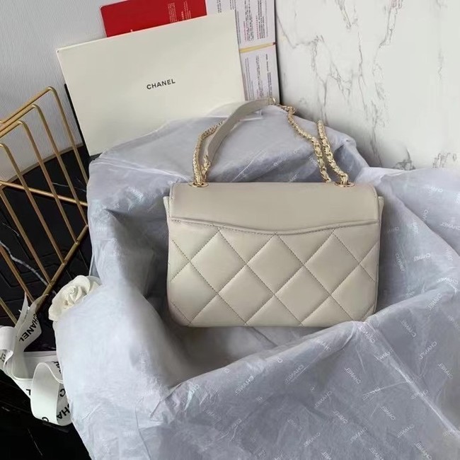 Chanel flap bag AS8830 cream