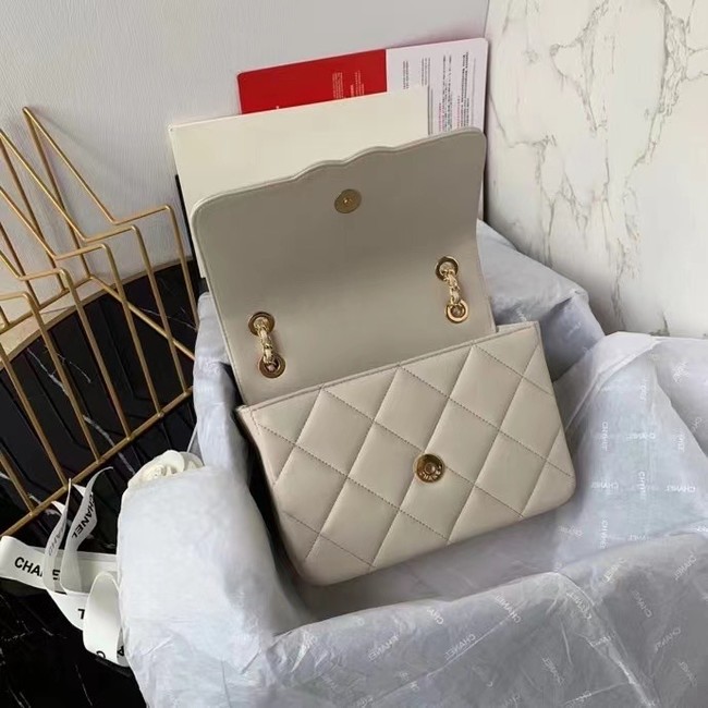 Chanel flap bag AS8830 cream