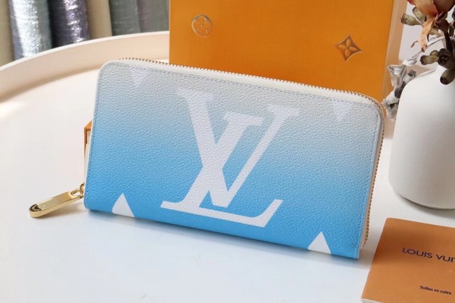 Louis Vuitton ZIPPY WALLET M80361 blue