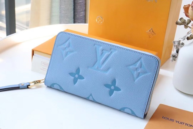 Louis Vuitton ZIPPY WALLET M80403 blue