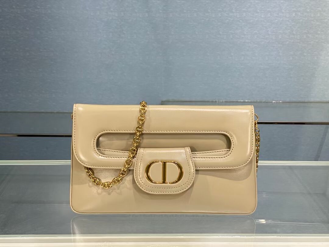 DIOR MEDIUM DIORDOUBLE BAG Gradient Calfskin M8641U Beige