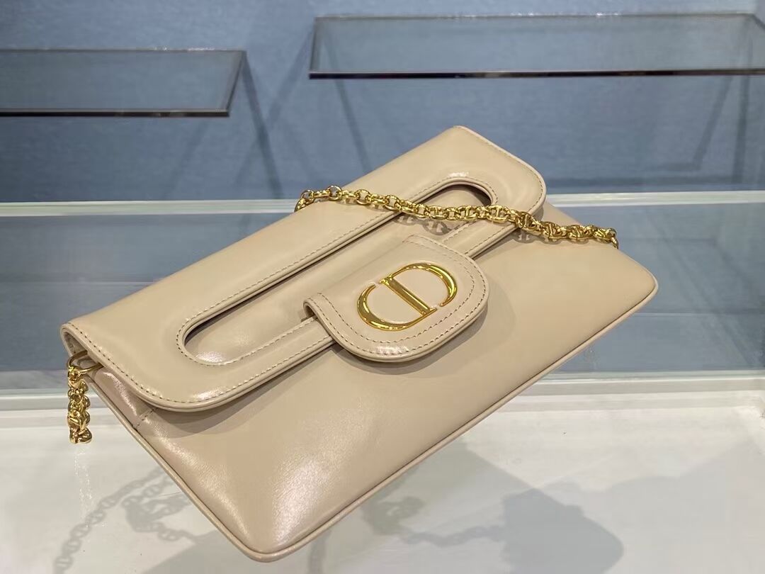 DIOR MEDIUM DIORDOUBLE BAG Gradient Calfskin M8641U Beige