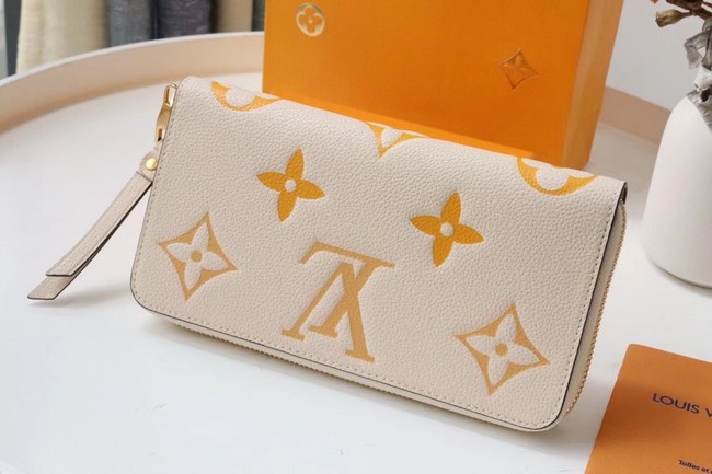 Louis Vuitton ZIPPY WALLET M80403 Cream&Saffron