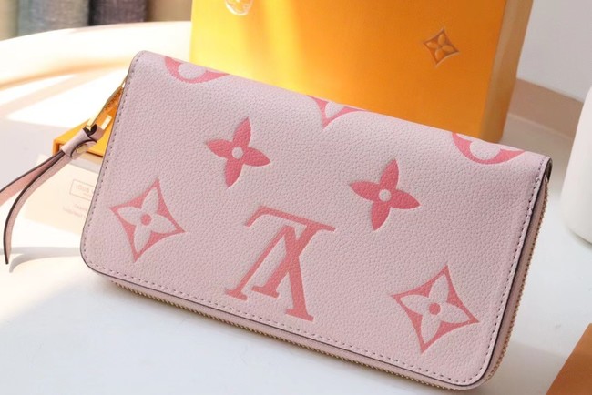 Louis Vuitton ZIPPY WALLET M80403 pink