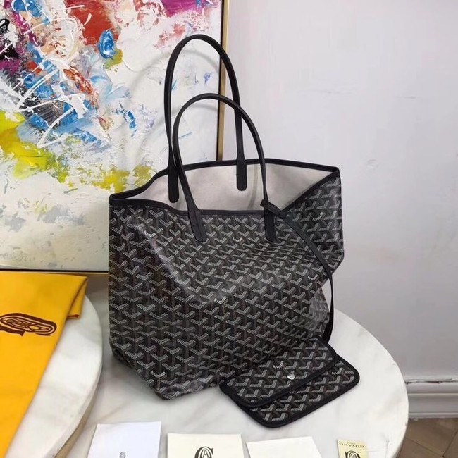 Goyard Calfskin Leather Tote Bag 20207 black