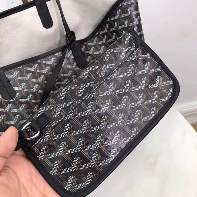 Goyard Calfskin Leather Tote Bag 20207 black