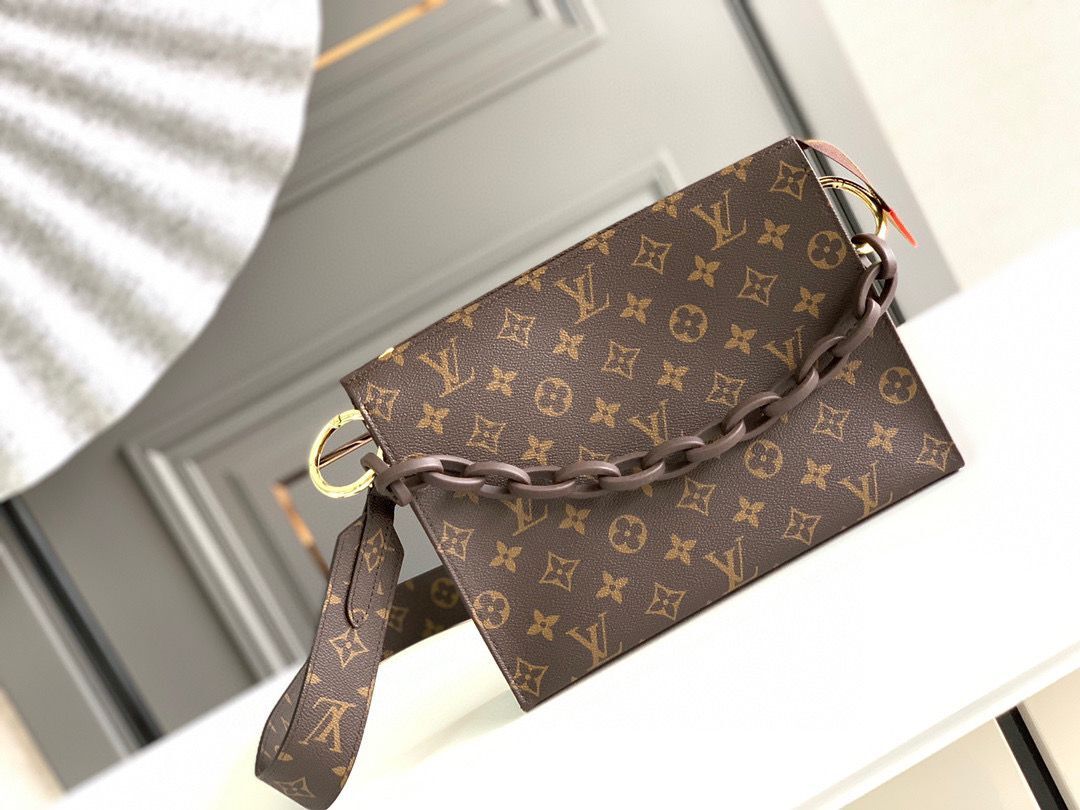 Louis Vuitton Monogram Canvas POCHETTE Original Leather M47545