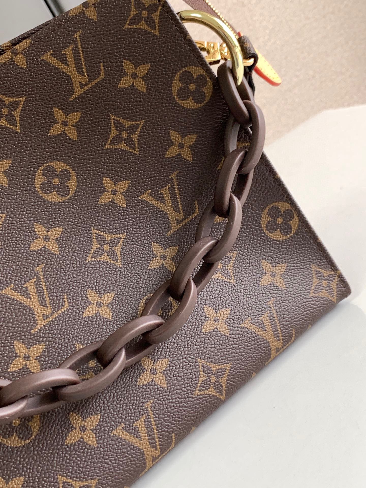 Louis Vuitton Monogram Canvas POCHETTE Original Leather M47545