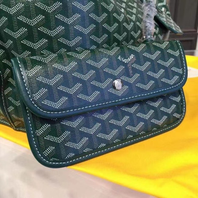 Goyard Calfskin Leather Tote Bag 20208 green