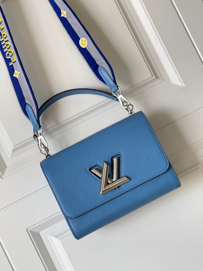 Louis Vuitton TWIST MM M57505 Bleuet Blue