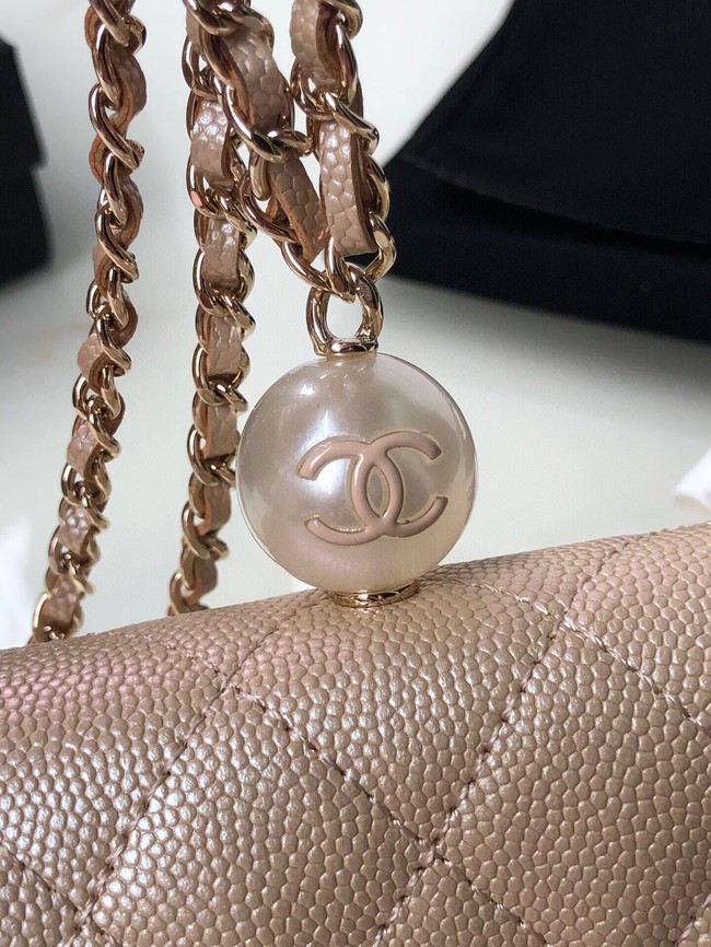 Chanel flap coin purse with chain AP2119 gold