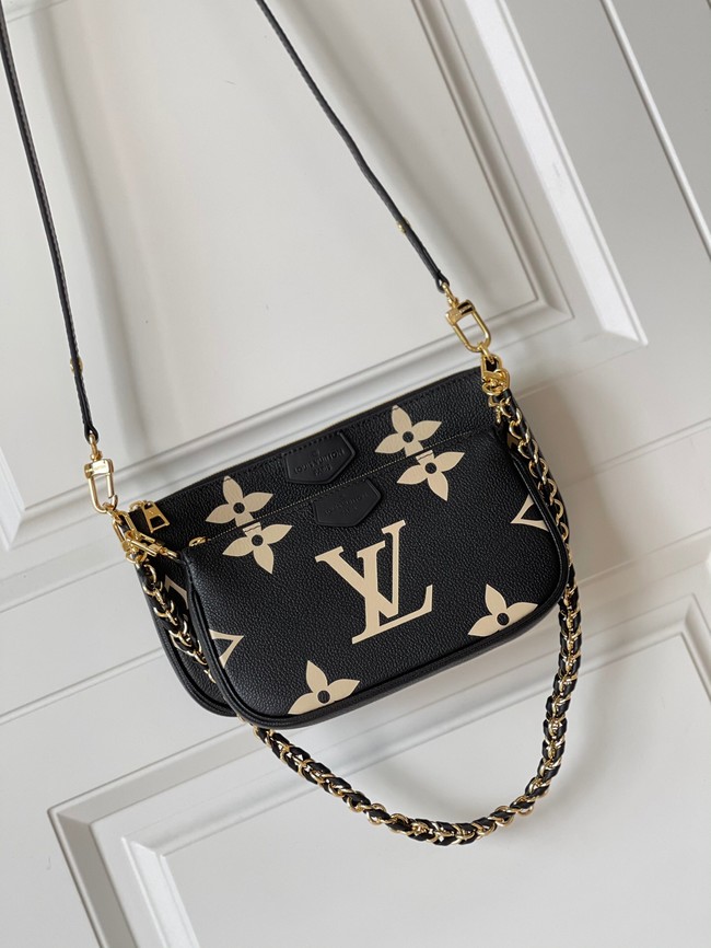 Louis Vuitton MULTI POCHETTE ACCESSOIRES M45777 Black&Cream