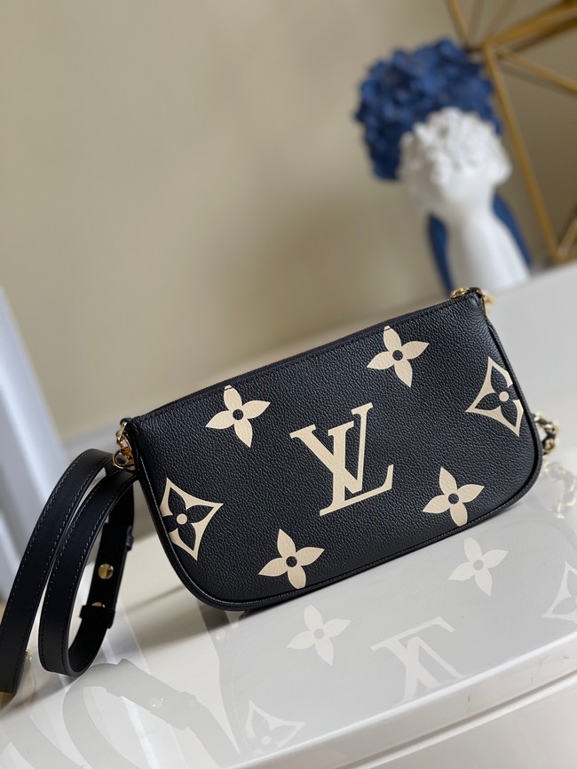 Louis Vuitton MULTI POCHETTE ACCESSOIRES M45777 Black&Cream