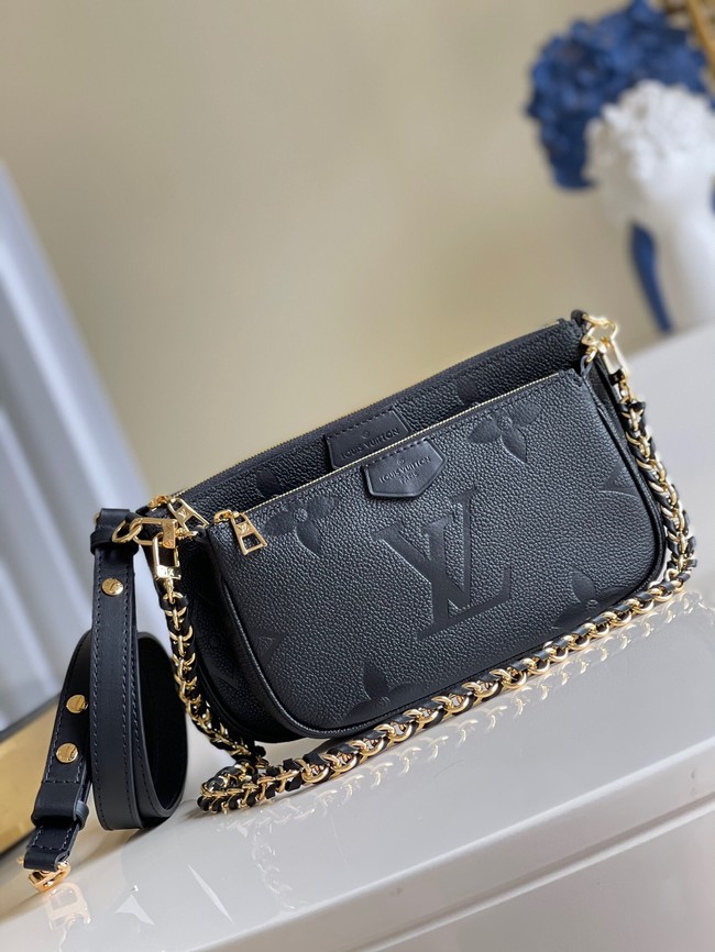 Louis Vuitton MULTI POCHETTE ACCESSOIRES M80399 Black