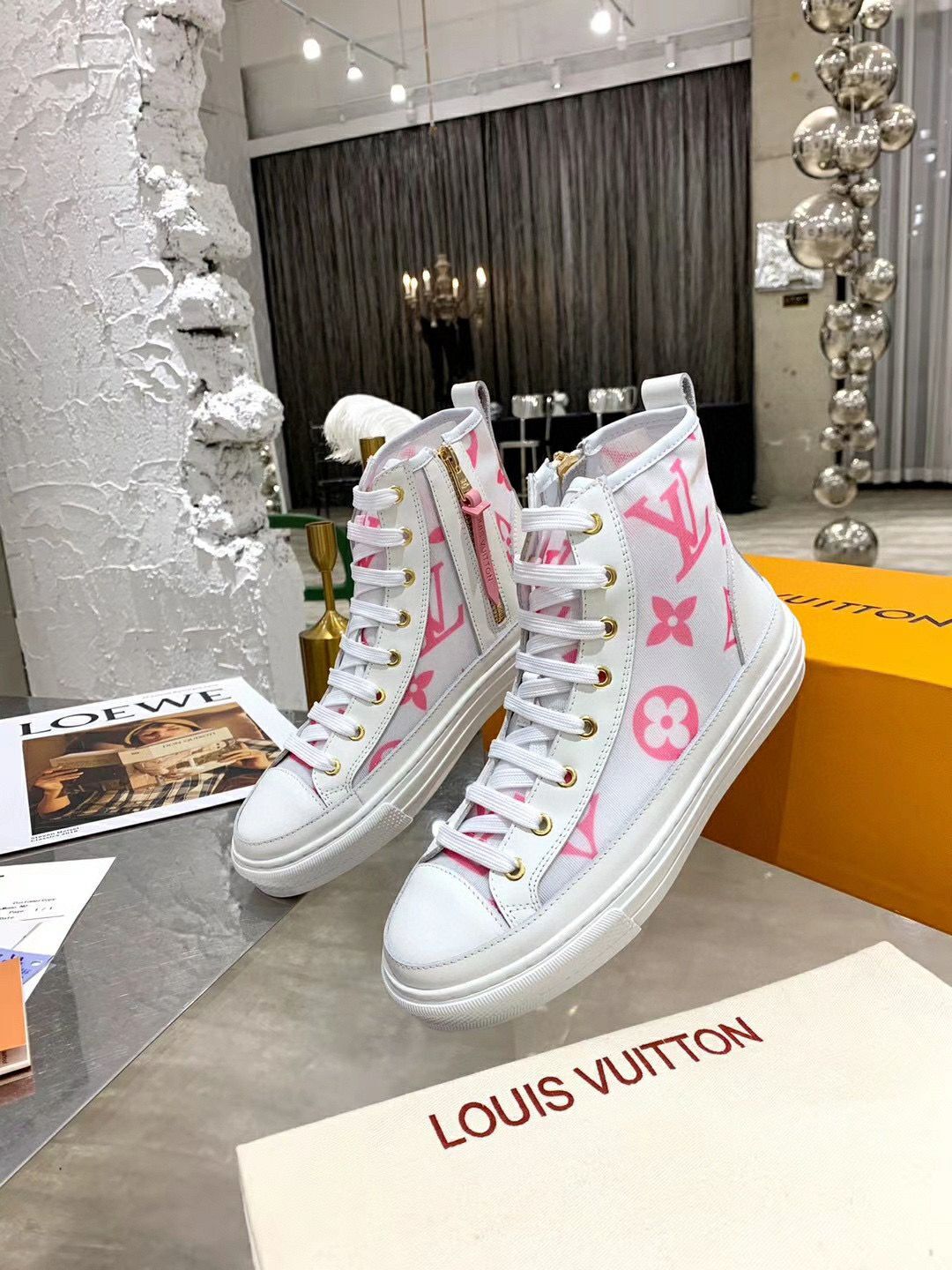 Louis Vuitton Shoes LV10577 Pink