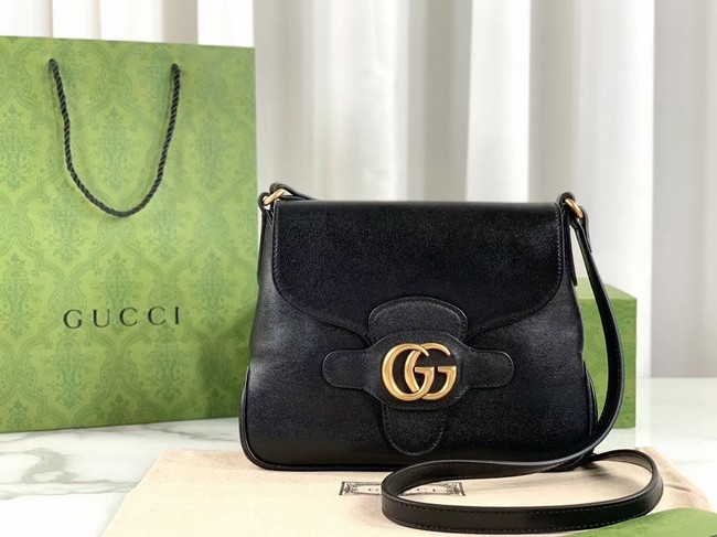 Gucci Small messenger bag with Double G 648934 black