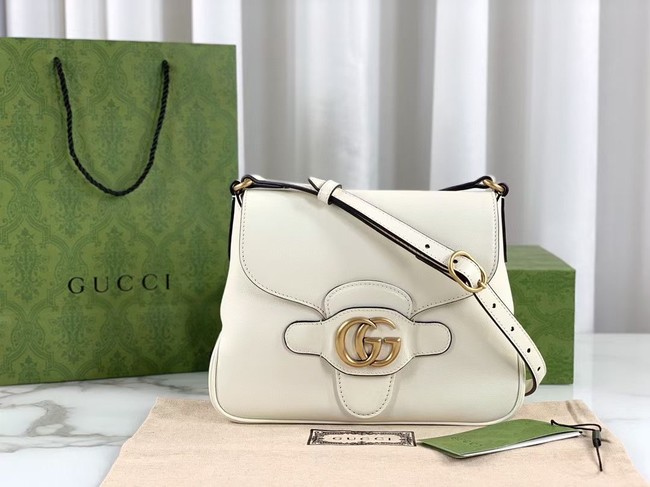 Gucci Small messenger bag with Double G 648934 white