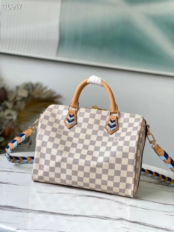 Louis Vuitton SPEEDY BANDOULIeRE 30 N50054 Blue