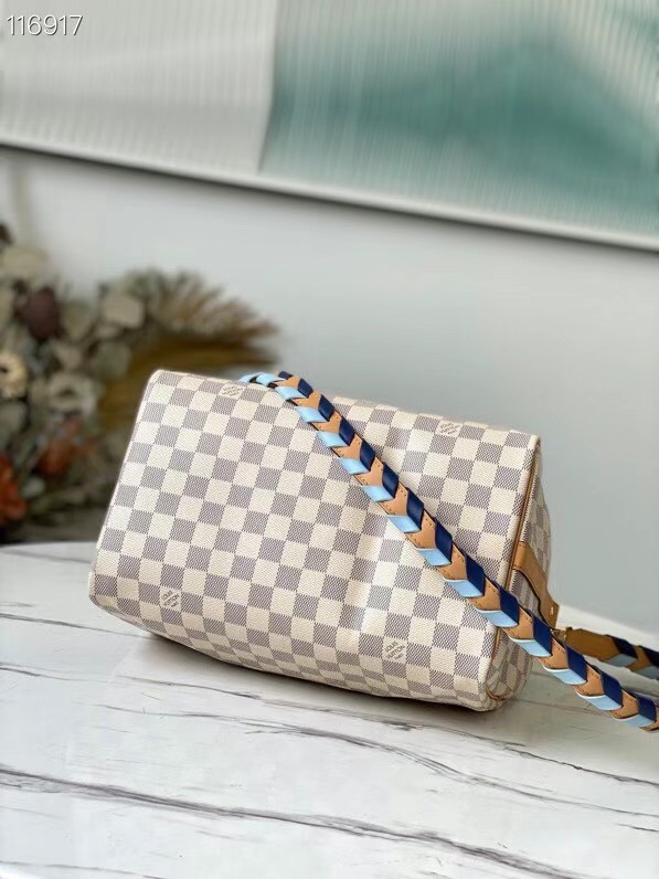 Louis Vuitton SPEEDY BANDOULIeRE 30 N50054 Blue