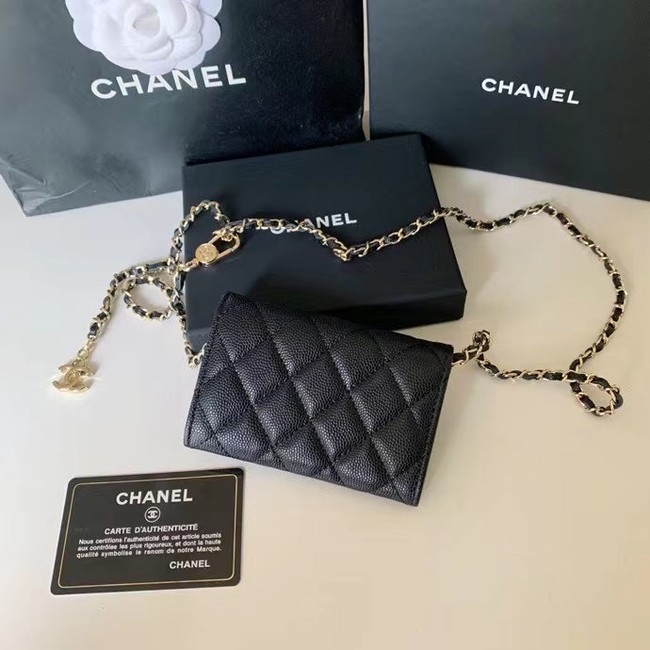 Chanel Original Grained Calfskin Pocket 81081 black