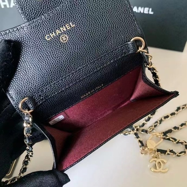 Chanel Original Grained Calfskin Pocket 81081 black