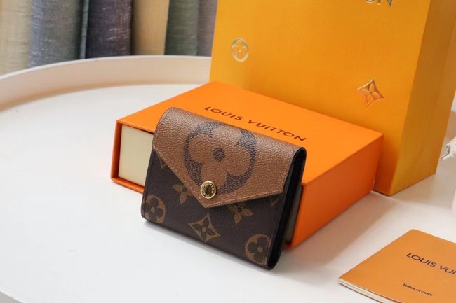 Louis Vuitton ZOE WALLET M80725 brown