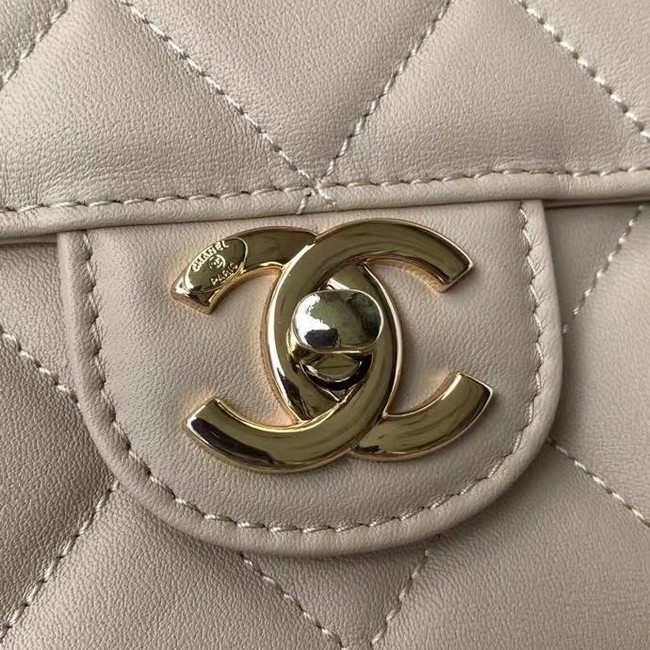 CHANEL mini flap bag AS2468 Apricot