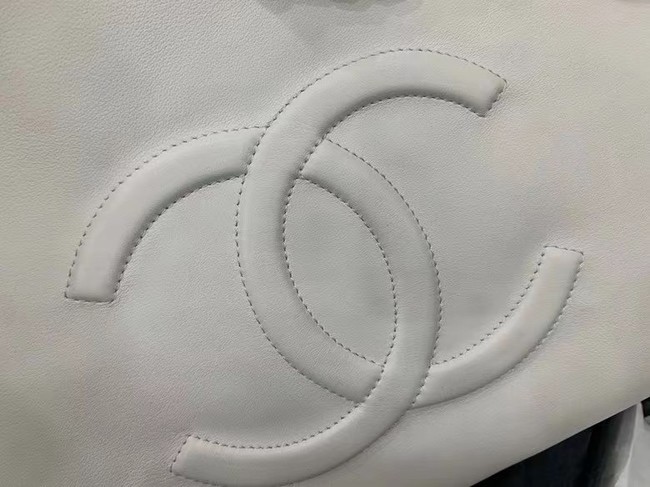 Chanel Original Leather Shopping Bag AS8473 white