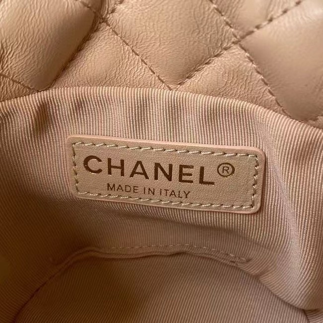 Chanel mini drawstring bag AS2518 Apricot