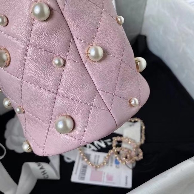 Chanel mini drawstring bag AS2518 pink