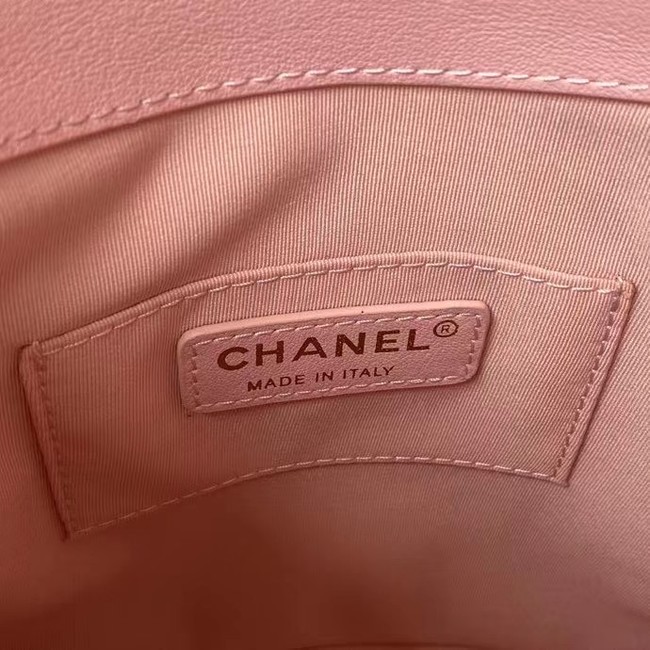 Chanel small hobo bag AS2543 AS2542 pink