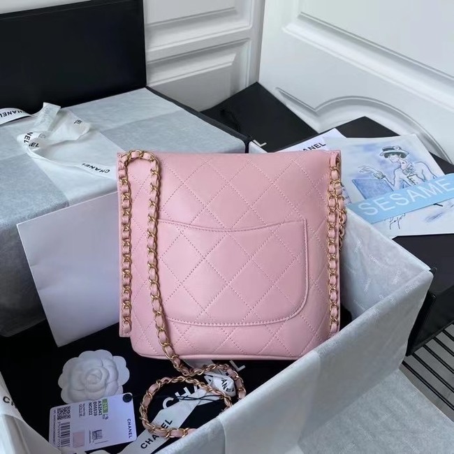 Chanel small hobo bag AS2543 AS2542 pink