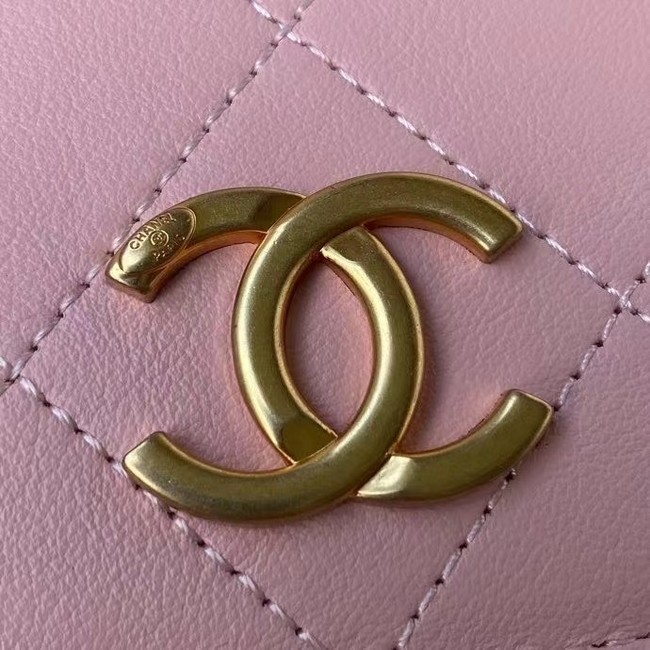 Chanel small hobo bag AS2543 AS2542 pink