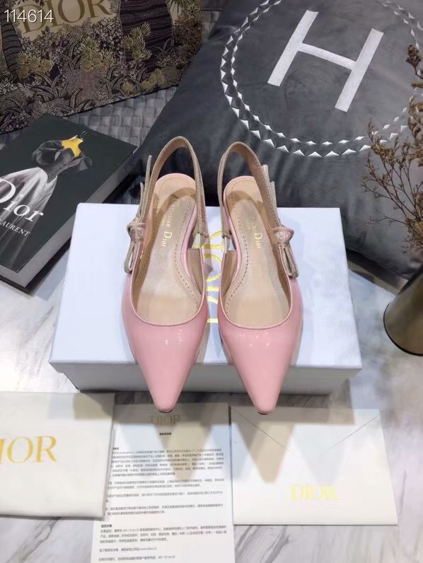 JADIOR SLINGBACK BALLERINA FLAT Calfskin Dior770DJ-3