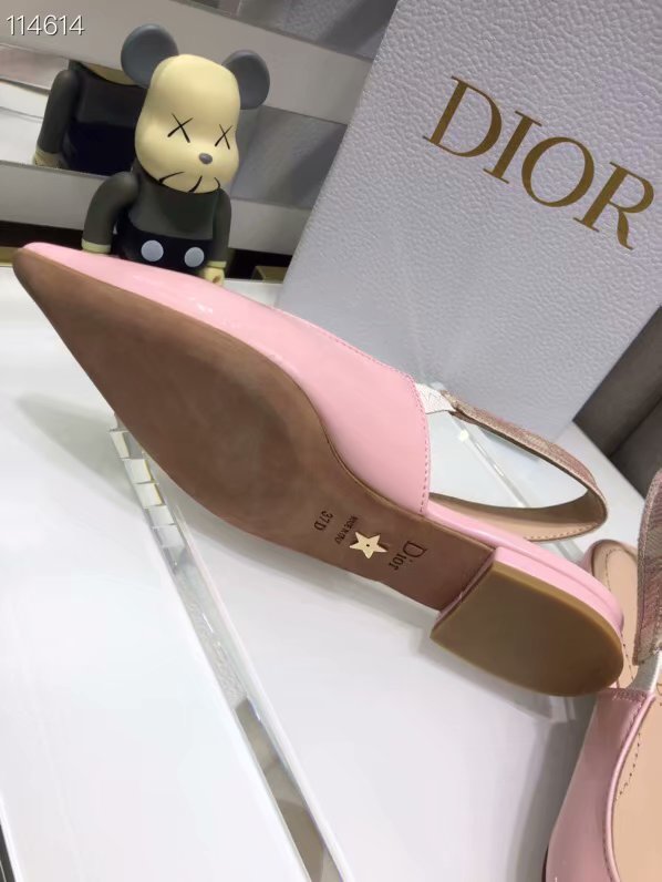 JADIOR SLINGBACK BALLERINA FLAT Calfskin Dior770DJ-3