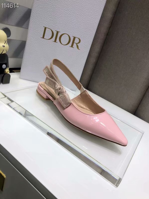 JADIOR SLINGBACK BALLERINA FLAT Calfskin Dior770DJ-3