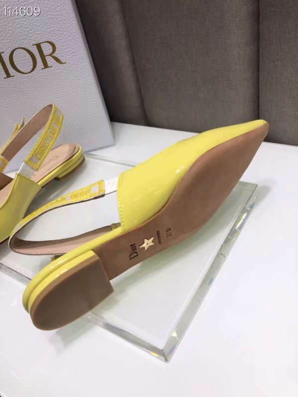 JADIOR SLINGBACK BALLERINA FLAT Calfskin Dior771DJ-3