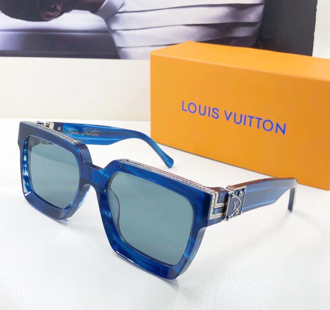 Louis Vuitton Sunglasses Top Quality LV8923 Blue