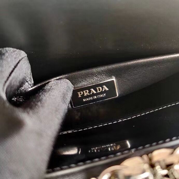 Prada Nappa Leather Prada Symbole bag 1BB327 black