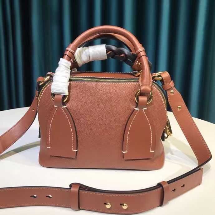 Chloe Original Calfskin Leather Bag 6C081 brown