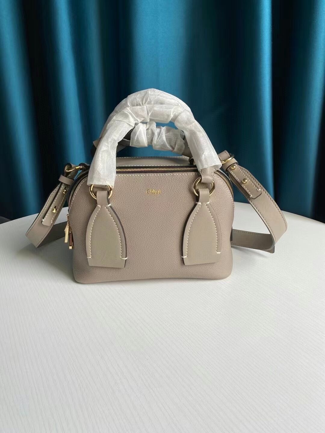 Chloe Original Calfskin Leather Bag 6C081 grey