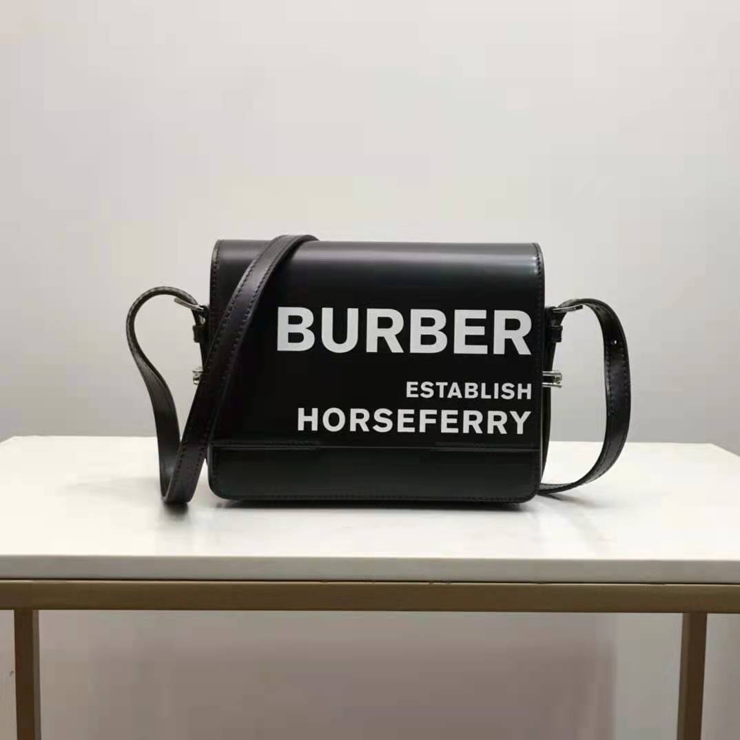 BurBerry Original Leather Shoulder Bag BU55659 Black