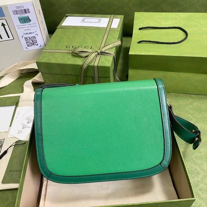 Gucci Horsebit 1955 small shoulder bag 602204 green